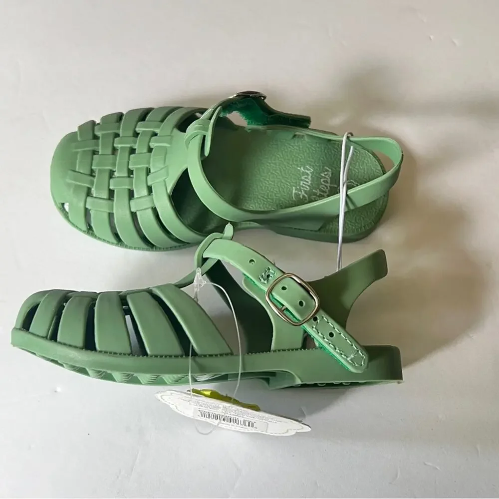 First Steps Fisherman Style Secure Ankle Strap Sandals Sz (4) 9-12M